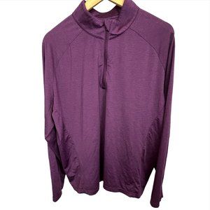 PGA Authentic Men's Golf Pull Over Purple Size Large